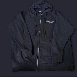 Men's Black Journey Zip-Up Hoodie